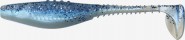 BELLY FISH jest przynętą w pełnym tego słowa znaczenia uniwersalną, wabi ryby w małych i dużych rzekach, w kanałach miejskich, w jeziorach i zbiornikach zaporowych. Możemy ją polecać do opadu, równomiernego prowadzenia z różnymi prędkościami, do gwałtownego podszarpywania i do ekstremalnie wolnego przesuwania po dnie.