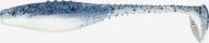 BELLY FISH jest przynętą w pełnym tego słowa znaczenia uniwersalną, wabi ryby w małych i dużych rzekach, w kanałach miejskich, w jeziorach i zbiornikach zaporowych. Możemy ją polecać do opadu, równomiernego prowadzenia z różnymi prędkościami, do gwałtownego podszarpywania i do ekstremalnie wolnego przesuwania po dnie. Działa perfekcyjnie z małym i dużym obciążeniem, na główce jigowej i na haku offsetowym. Jej ogonek zawsze pięknie wachluje na boki, dolna część korpusu wije się płynnym ruchem a środkowa lekko migocze bokami. Przynęta dostępna w długościach od 5 do 10 cm