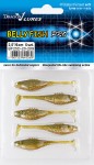 Podobnie jak inne gumy Dragon V-Lures Pro, BELLY FISH wytwarzana jest ze specjalnego kompozytu, w tym przypadku w wersji o bardzo dużej miękkości. Ma naturalny zapach krewetkowy a dla wygody zbrojenia wyposażona jest w system znaczników na grzbiecie. Dostępne wielkości od 5 cm do 10 cm. Możemy ją polecać do opadu, równomiernego prowadzenia z różnymi prędkościami, do gwałtownego podszarpywania i do ekstremalnie wolnego przesuwania po dnie. Działa perfekcyjnie z małym i dużym obciążeniem, na główce jigowej i na haku offsetowym. Jej ogonek zawsze pięknie wachluje na boki, dolna część korpusu wije się płynnym ruchem a środkowa lekko migocze bokami.