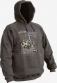 Bluza z kapturem Dragon i MegaBAITS Wielu wędkarzy lubi bluzy z kapturem, dzięki kapturowi nie muszą nosić grubych czapek. Bardzo wygodne bluzy, uszyte z grubej bawełny. Świetne na jesienne wyprawy pod kurtkę wodoodporną. Wygodny kaptur, wyposażony w ściągacze. Dwie kieszenie dolne. Wewnętrzna strona pokryta fleecem, materiałem bardzo miłym w bezpośrednim kontakcie z ciałem. Kolor brunatny.