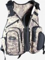 Kamizelka techniczna TECH PACK z wymiennymi torebkami Przemyślana konstrukcja i solidne wykonanie kamizelki połączonej z plecakiem. Kamizelka jest niezwykle funkcjonalna nawet w bardzo trudnym terenie (dzikie strumienie pstrągowe) czy podczas skradania się do boleni. Bardzo przydatna dla trociarzy zabierających nieco więcej drobniejszych akcesoriów. Nr kat. 98-13-003.