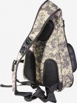 Plecak obracany typu „BAG” Niewielki, lecz pakowny plecak znakomicie sprawdzający się u spinningisty i muszkarza oraz wędkarza gruntowego łowiącego aktywnie. Zaprojektowany tak, by nie ograniczając ruchów zapewnił wędkarzowi zabranie niezbędnych akcesoriów oraz gwarantował dostęp do zawartości w sposób łatwy i błyskawiczny – Bag przesuwa się z pleców na pierś jednym ruchem ręki. Wymiary (dł./szer./wys.): 28 x 12 x 45 cm. Waga: 674 g. Nr kat. 98-12-006.