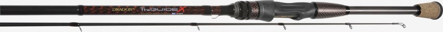 Nowy cast ProGUIDE X-series długości 1,98 m i ciężarze wyrzutu 25-60 g służący mi do podawania większych gum bez dodatkowego obciążenia a także średniej wielkości jerków.
