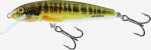 Minnow - w wodach płynących dobre rezultaty osiągniesz prowadząc przynętę z prądem, pod prąd, a także w poprzek nurtu. W każdym przypadku wskazane jest prowadzenie nieregularne, przerywane pociągnięciami i podszarpnięciami.