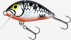 TINY (SALMO) Przynęta doskonała szczególnie w cieplejszych porach roku, w okresie masowych rójek owadów. Perfekcyjna, agresywna praca i doskonałe walory aerodynamiczne stawiają tę przynętę w rzędzie najlepszych w swoim rodzaju. Tiny oferowany jest w jednej wielkości 3 cm, w wersjach pływającej i tonącej.