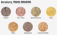 atraktor Team Dragon SWEET (nr kat. 00-30-71-33-0125) – efektywne połączenie słodkiego aromatu z delikatną nutą anyżową. Sprawdzony przy połowie dużych płoci i leszczy. Wypróbowany w wodach stojących i płynących. Przyspiesza przemianę materii i wzmaga apetyt u ryb.