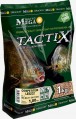 W tym sezonie pojawią się nowe zanęty (i wędziska) o nazwie TACTIX.  MegaBAITS Tactix to seria aromatycznych zanęt ukierunkowanych na poszczególne gatunki ryb karpiowatych. Może się spodziewać skutecznych mieszanek na:  - FEEDER LIGHT – o głównej nucie zapachowej Irish Cream i czekolady,  - FEEDER HEAVY – o głównej nucie zapachowej chałwy,  - LAKE TRUSKAWKA – truskawkowa,  - CANAL WANILIA – waniliowa,  - RIVER IRISH CREAM – z dodatkiem cynamonowej nuty aromatyczna,  - COMPETITION PŁOĆ – ciemna, bardzo drobno zmielona frakcja o ziołowym aromacie kolendry i konopi,  - COMPETITION LESZCZ – jasna, o korzennej nucie zapachowej z dodatkiem słodkiego toffi,  - UKLEJA RED – czerwona zanęta uklejowa o rumowym aromacie,  - UKLEJA YELLOW – żółtka zanęta uklejowa o migdałowym aromacie,  - KARP – jasna, grubej frakcji mieszanka o mięsnej nucie zapachowej,  - LIN-KARAŚ – ziołowa mieszanka,  - JAŹ, KLEŃ RED – czerwona mieszanka o specyficznym ajerkoniakowym aromacie.  - JAŹ, KLEŃ YELLOW – żółta mieszanka o śmietankowym aromacie,  - LESZCZ KARMEL – jasna, słodka, karmelowa mieszanka,  - MATCH CZEKOLADA – ciemna, drobnej frakcji mieszanka o aromacie czekolady,  - KARAŚ – zielona, o głównej nucie zapachowej ostrego chilli,  - SNICKERS – zanęta średniej frakcji o aromacie orzechów, czekolady i toffi.