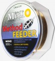 Method Feeder to żyłka przygotowana pod każdym względem do nowoczesnego łowienia gruntowego: łatwo tonie, jest niesamowicie gładka w dotyku, ma obniżoną w stosunku do standardowych żyłek nylonowych rozciągliwość i lepszą odporność na przecieranie.  Mocna, także na węzłach, dzięki optymalnie dobranemu kolorowi niewidoczna praktycznie na żadnym rodzaju dna.
