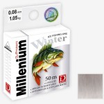 MILLENIUM WINTER  Powierzchnia żyłki Dragon Millenium Winter pokryta została powłoką chroniącą przed działaniem bardzo niskich temperatur, dzięki czemu nie zmienia ona swych właściwości nawet w najtrudniejszych warunkach atmosferycznych, pozostając zawsze miękką i bardzo mocną. Specjalna powłoka antyrefleksyjna zapewnia pełną niewidoczność w krystalicznie czystej wodzie.