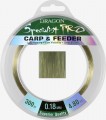 Specialist PRO CARP & FEEDER znakomicie łączy dużą wytrzymałość liniową i na węźle ze zdolnością do łatwego tonięcia. Właściwie dobrany do barwy podłoża, ciemny kolor, powoduje, że staje się niezauważalna dla podejrzliwych i nieufnych z natury, dużych okazów ryb karpiowatych. Wielowarstwowe pokrycie warstwą ochronną zabezpiecza linkę skutecznie przed uszkodzeniami mechanicznymi i destrukcyjnym wpływem warunków atmosferycznych.