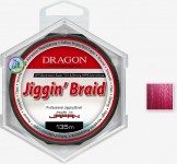 JIGGIN` BRAID Linka firmy Toray pod nazwą Jiggin’ Braid przeznaczona jest głównie do połowu takich ryb jak sandacze, okonie czy też szczupaki, różnymi technikami spinningowymi. Ostatnie kilka sezonów potwierdziło w praktyce wcześniejsze badania nad zasadnością stosowania czerwonego koloru do barwienia linek wędkarskich. Zarówno żyłki, jak i plecionki w różnych odcieniach czerwieni, znakomicie widoczne na powierzchni wody, okazały się być pod wodą niewidoczne dla ryb ze względu na zjawisko zanikania czerwonego widma światła już kilka metrów pod powierzchnią. Jiggin’ Braid jest właśnie taką plecionką, idealną do łowienia z opadu i wszędzie tam, gdzie widoczność linki pozwala na większą skuteczność w prowadzeniu przynęty i zacięciu ryby. Dodatkowa, teflonowa warstwa ochronna znacznie wydłuża okres użytkowania linki, zabezpieczając jej powierzchnię przed uszkodzeniami mechanicznymi i niekorzystnym wpływem warunków zewnętrznych.