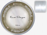 Team Dragon INVISIBLE (produkcja w Japonii) Żyłka bliźniacza do żyłki Supreme, o identycznych parametrach. Jedyna różnica polega na użyciu do jej produkcji specjalnego transparentno–opalizującego nylonu, dzięki czemu żyłka Invisible w wodzie staje się niewidoczna. Dodatek specjalnych substancji o krystalicznej strukturze sprawia, że padające na żyłkę promienie światła nie odbijają się od niej, a jedynie ulegają rozproszeniu. Takie właściwości optyczne powodują, że podczas prowadzenia w wodzie żyłka nie wytwarza żadnych refleksów świetlnych i odbić.