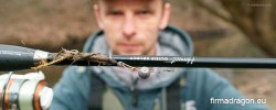 Na zdjęciu autor ze swoja rybą, wędzisko Guide Select Hornet 2.45 m c.w. 4-18 g. Kołowrotek Specialist FD.
